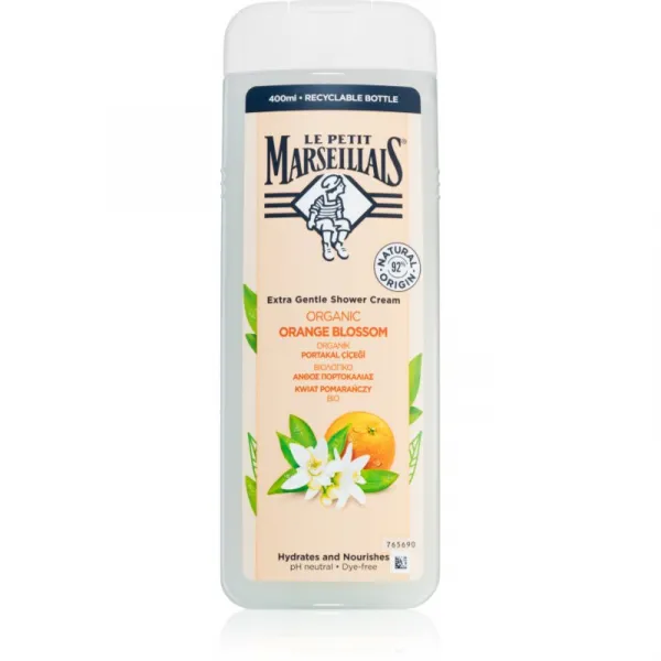 Le Petit Marseillais Organic Orange Blossom krémový sprchový gél 400 ml