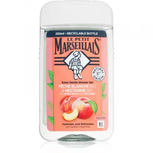 Le Petit Marseillais White Peach Bio & Nectarine Bio jemný sprchový gel 250 ml