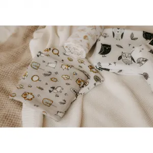 T-TOMI TETRA Cloth Towels EXCLUSIVE COLLECTION osuška Owls 90x100 cm 2 ks