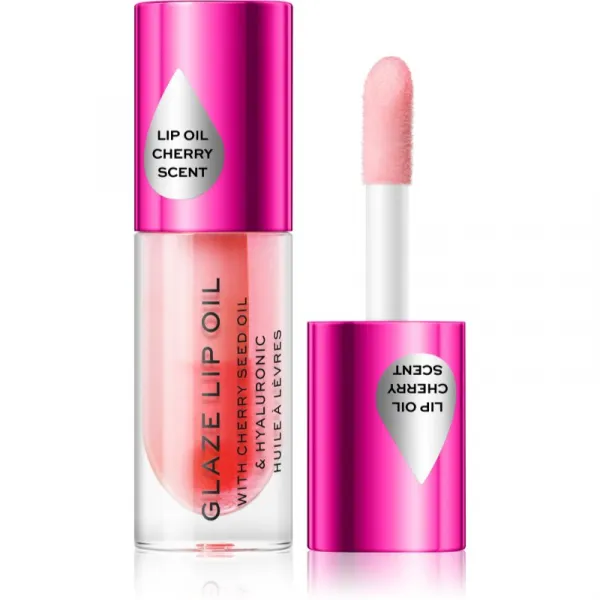 Revolution Glaze olej na pery odtieň Glam Pink 4.6 ml