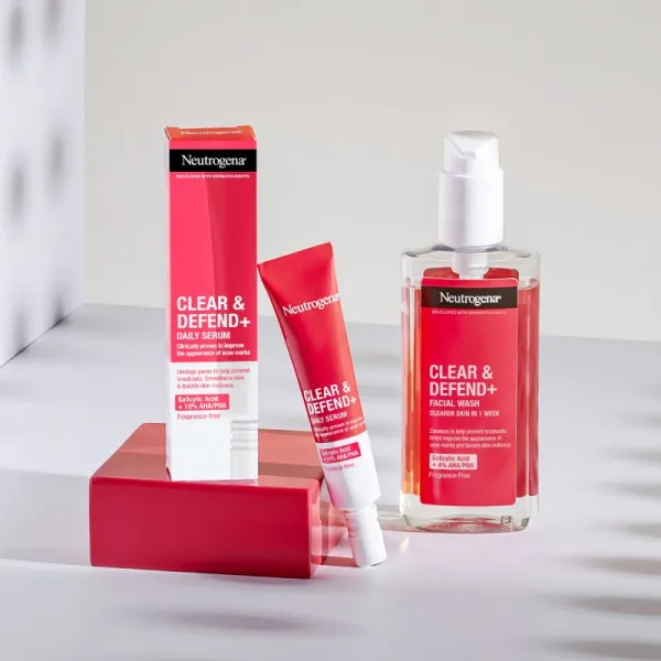 Neutrogena Clear & Defend+ sérum proti akné 30 ml