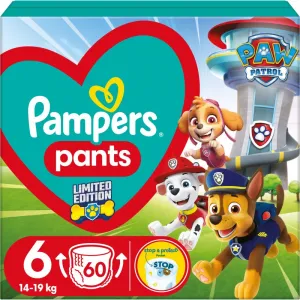 Pampers Pants Labková Patrola plienkové nohavičky veľkosť 6 60 ks 14-19 kg