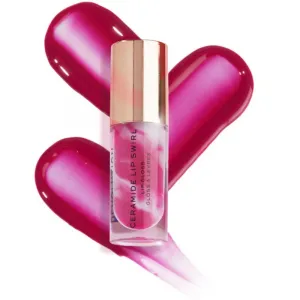 Revolution Ceramide Swirl hydratačný lesk na pery odtieň Berry Pink 4.5 ml