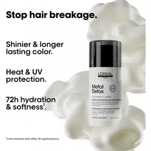 L’Oréal Professionnel Serie Expert Metal Detox ochranný krém pre lámavé a namáhané vlasy 100 ml
