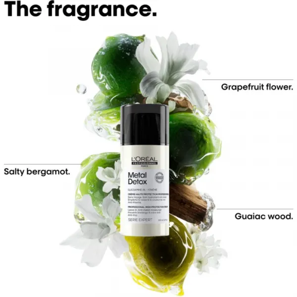 L’Oréal Professionnel Serie Expert Metal Detox ochranný krém pre lámavé a namáhané vlasy 100 ml