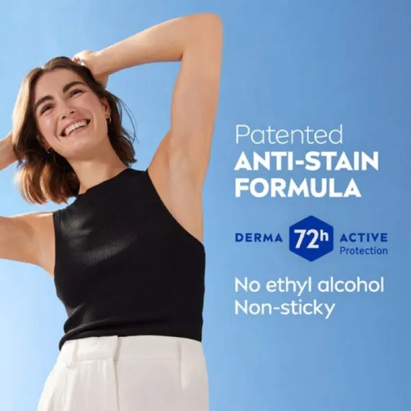 Nivea Black & White Invisible Clear tuhý antiperspitant 50 ml