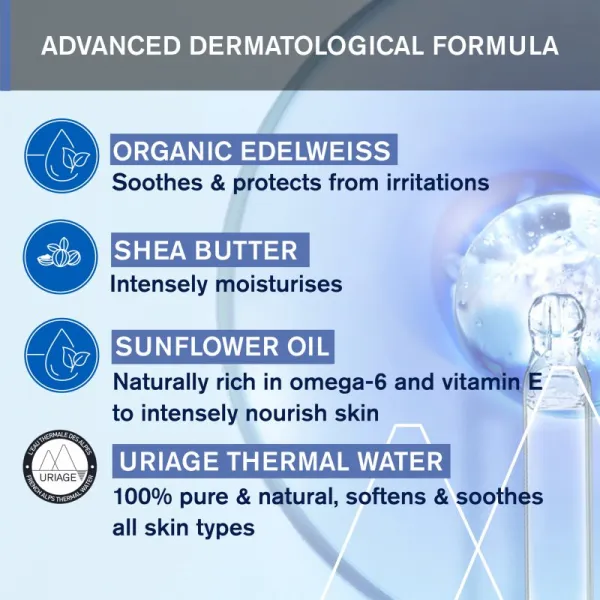 Uriage Bébé 1st Solid Cleansing Cream krémové mydlo pre jemnú a hladkú pokožku pre deti od narodenia 100 g
