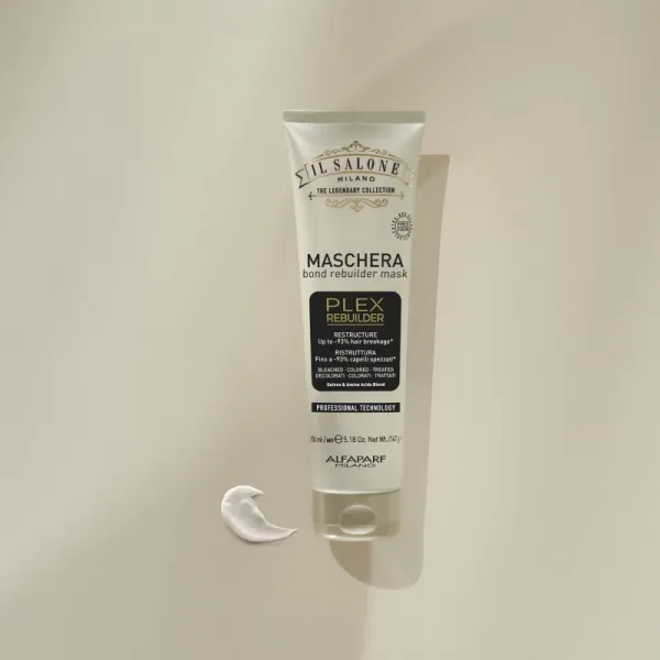 Alfaparf Milano Il Salone Milano Plex Rebuilder maska na odfarbené, farbené a chemicky ošetrené vlasy 150 ml