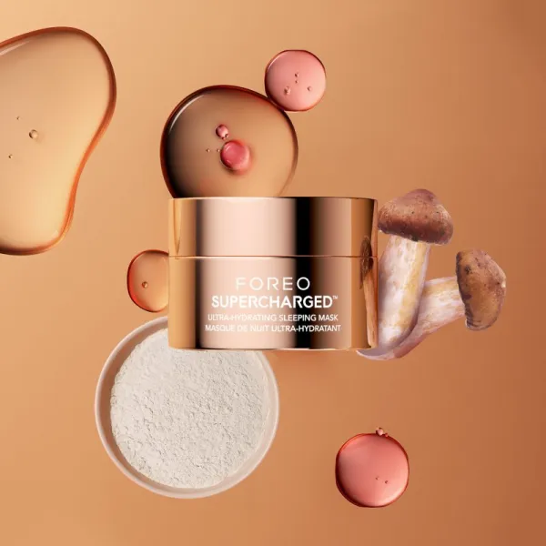 FOREO SUPERCHARGED Ultra Hydrating intenzívne hydratačná a vyživujúca maska na noc 75 ml