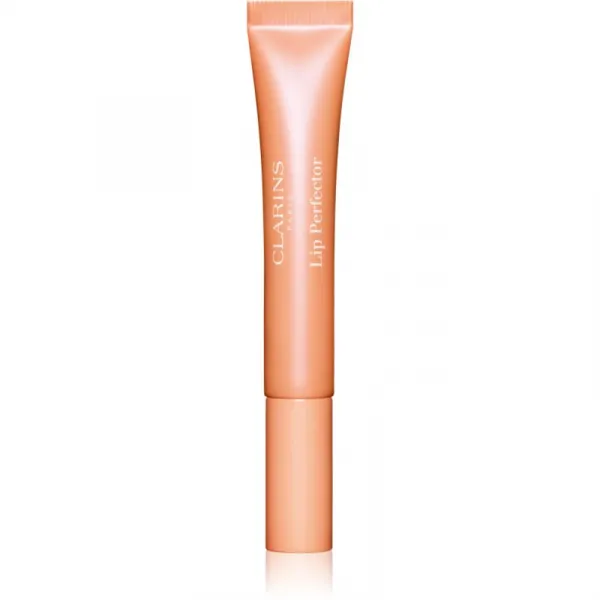 Clarins Lip Perfector Glow trblietavý lesk na pery a líca odtieň 22 peach glow 12 ml