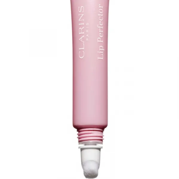 Clarins Lip Perfector Glow trblietavý lesk na pery a líca odtieň 21 soft pink glow 12 ml