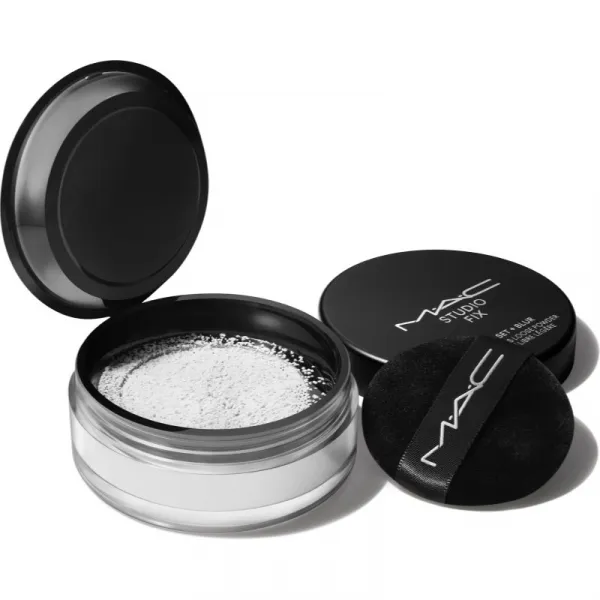 MAC Cosmetics Studio Fix Pro Set + Blur Weightless Loose Powder zmatňujúci fixačný púder odtieň Translucent 6,5 g