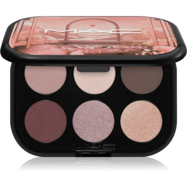 MAC Cosmetics Connect In Colour Eye Shadow Palette 6 shades paletka očných tieňov odtieň Embedded In Burgundy 6.25 g