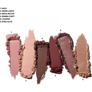MAC Cosmetics Connect In Colour Eye Shadow Palette 6 shades paletka očných tieňov odtieň Embedded In Burgundy 6.25 g