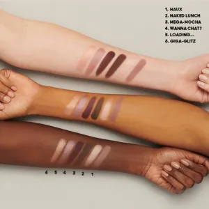 MAC Cosmetics Connect In Colour Eye Shadow Palette 6 shades paletka očných tieňov odtieň Embedded In Burgundy 6.25 g