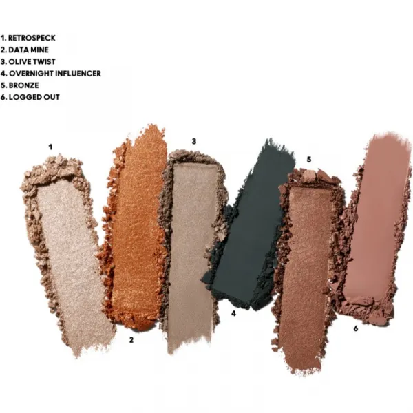 MAC Cosmetics Connect In Colour Eye Shadow Palette 6 shades paletka očných tieňov odtieň Bronze Influence 6.25 g