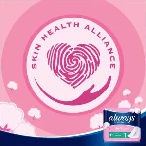 Always Platinum Normal Menštruačné Vložky s Krídelkami, 40 ks
