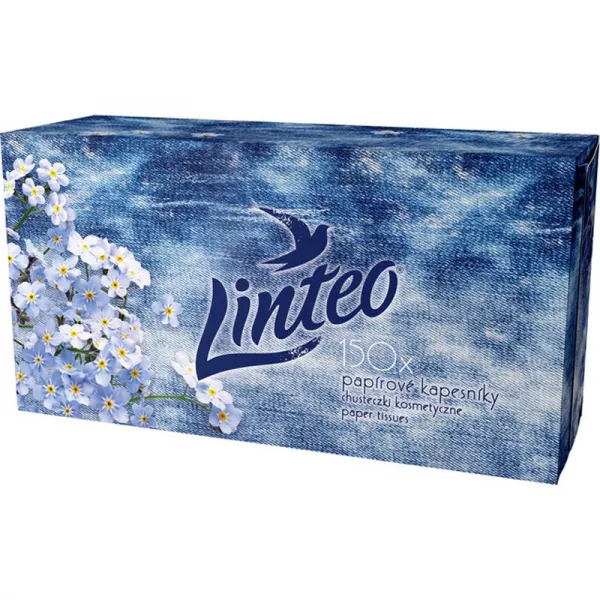 Linteo Paper Tissues Two-ply Paper, 150 pcs per box papierové vreckovky 150 ks