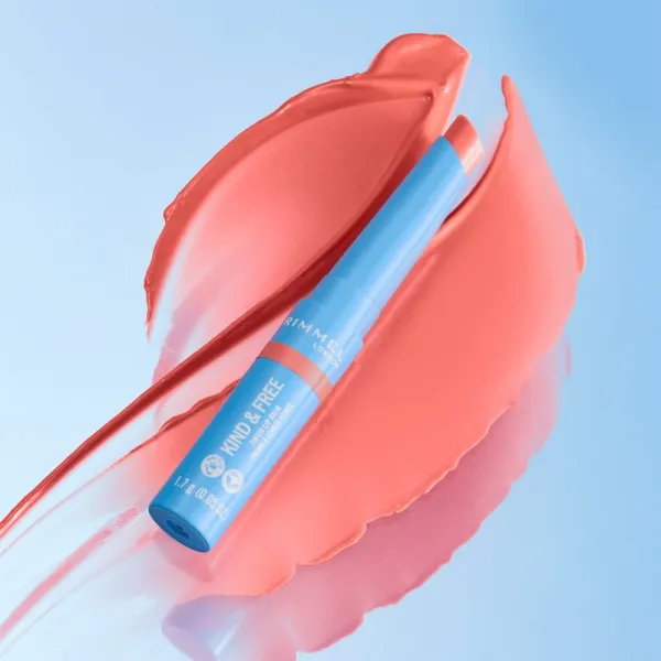 Rimmel Kind & Free tónovací balzam na pery odtieň 004 Hibiscus Blaze 1,7 g
