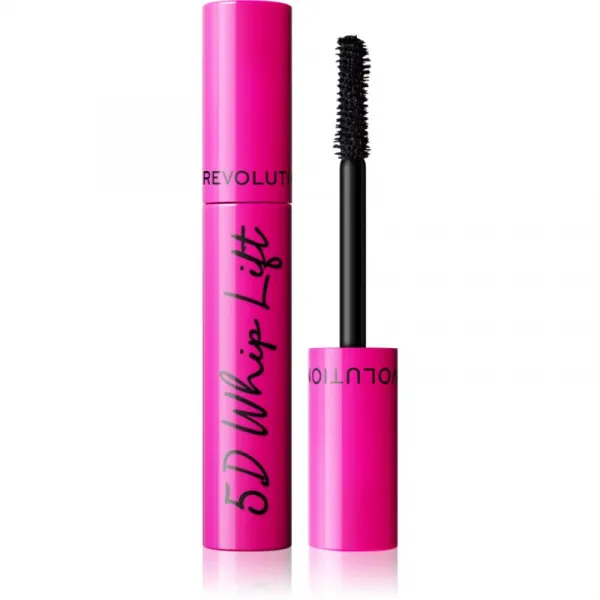Revolution 5D Lash Whip Lift predlžujúca riasenka pre plné mihalnice odtieň Black 12 ml