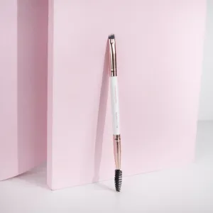 Brushworks Double Ended Brow Brush štetec na úpravu obočia s kefkou 1 ks