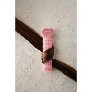 MASIL Roller Pins Peach Girl samodržiace natáčky pre objem od korienkov 2 ks