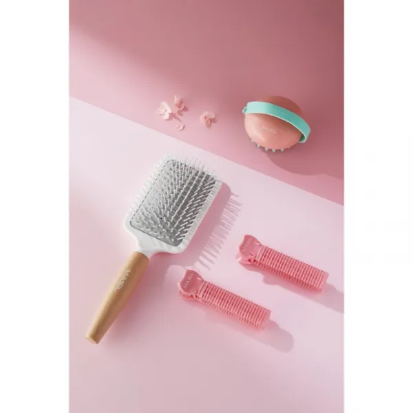 MASIL Roller Pins Peach Girl samodržiace natáčky pre objem od korienkov 2 ks