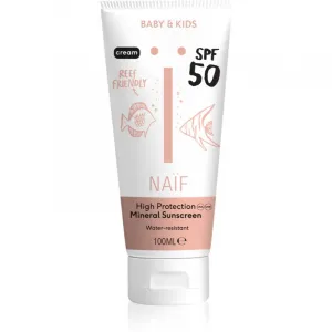 NAÏF Ochranný krém na opaľovanie SPF 50 pre deti a bábätká 100 ml