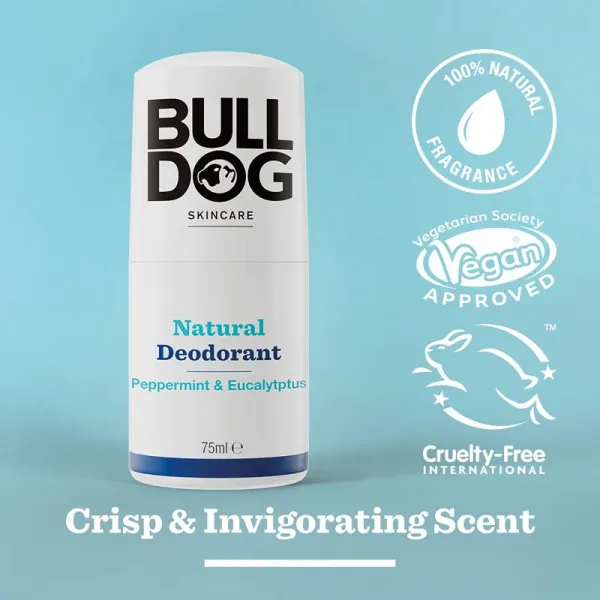 Bulldog Peppermint & Eucalyptus Deodorant dezodorant roll-on 75 ml