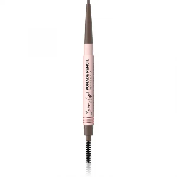 Eveline Cosmetics Brow & Go! vodeodolná ceruzka na obočie s kefkou 2 v 1 odtieň Taupe 4 g