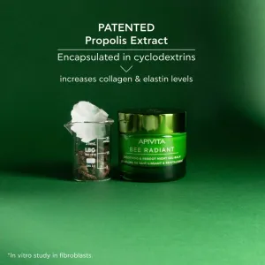 Apivita Bee Radiant Night Gel-Balm nočný detoxikačný a vyhladzujúci gél-balzam 50 ml
