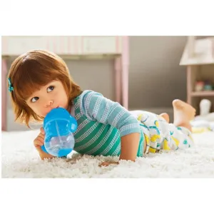Munchkin Click Lock™ Tip & Sip hrnček s rúrkou so závažím Blue 6 m+ 207 ml