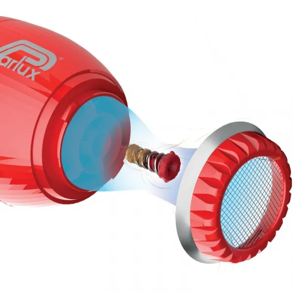 Parlux Alyon Air Ionizer Tech Antibacterial, red + Diffuser Magic Sense
