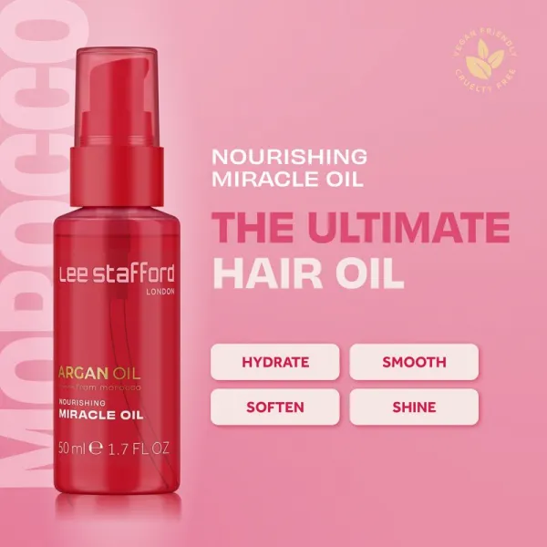 Lee Stafford Argan Oil Nourishing Miracle Oil vyživujúci olej na vlasy 50 ml