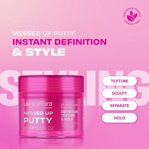 Lee Stafford Styling Messed Up Putty stylingová pasta 50 ml