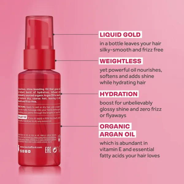 Lee Stafford Argan Oil Nourishing Miracle Oil vyživujúci olej na vlasy 50 ml