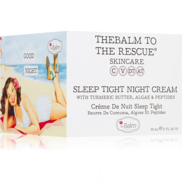 theBalm To The Rescue® Sleep Tight nočný pleťový krém s protivráskovým účinkom 30 ml