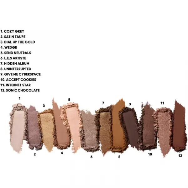 MAC Cosmetics Connect In Colour Eye Shadow Palette 12 shades paletka očných tieňov odtieň Unfiltered Nudes 12,2 g