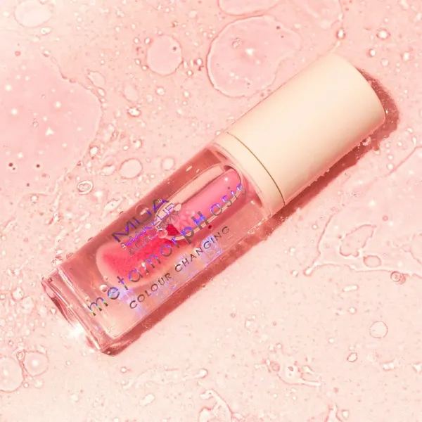 MUA Makeup Academy Metamorphosis samozafarbujúci pH lesk na pery na pery a líca 7 ml