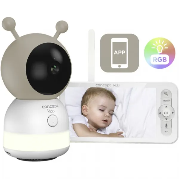 Concept KD4010 detská pestúnka s kamerou SMART KIDO