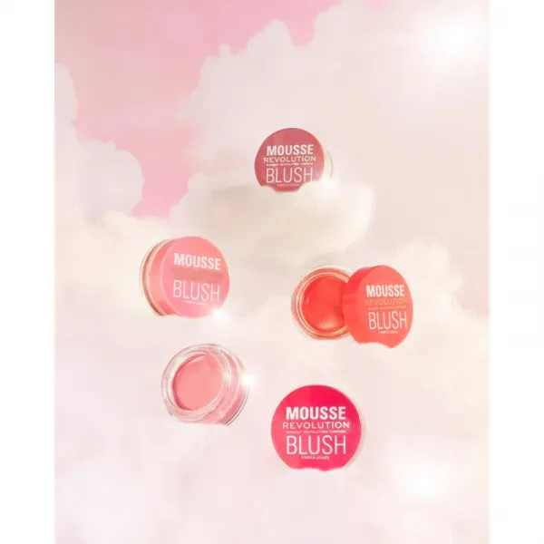 Revolution Mousse lícenka odtieň Blossom Rose Pink 6 g