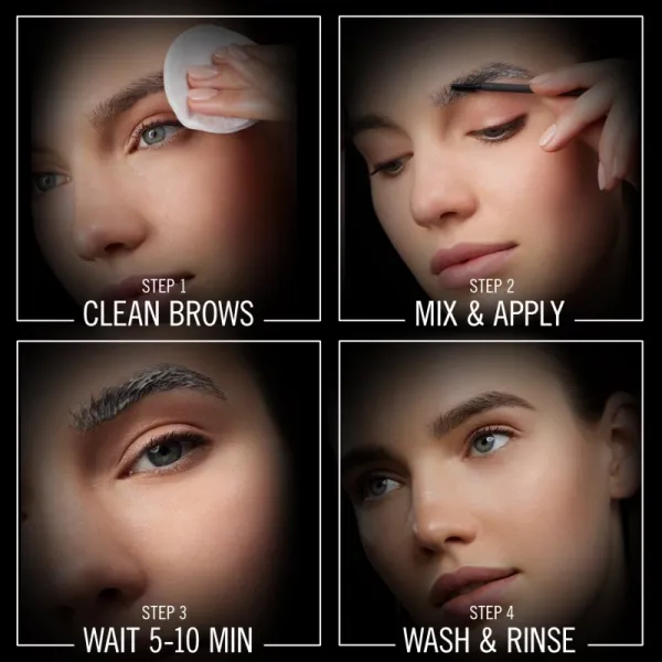 Syoss Brow Tint farba na obočie odtieň Black 10 ml