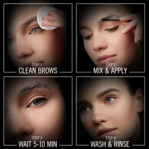 Syoss Brow Tint farba na obočie odtieň Black 10 ml