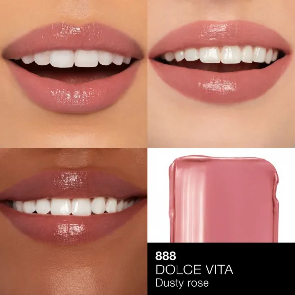 NARS Afterglow Sensual Shine Lipstick hydratačný lesklý rúž odtieň DOLCE VITA 1.5 g