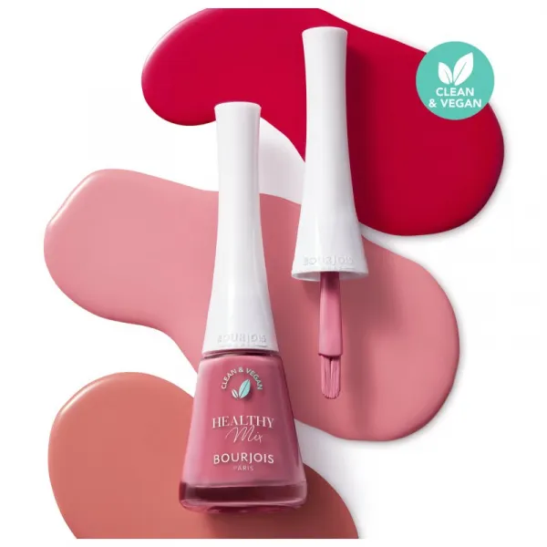 Bourjois Healthy Mix rýchloschnúci lak na nechty odtieň 300 Grenat'Ddictive 9 ml