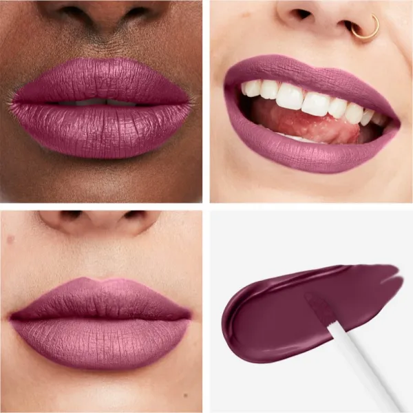 Rimmel Lasting Mega Matte ľahký tekutý matný rúž 16h odtieň Rock Me Purple 7,4 ml