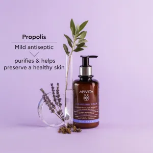 Apivita Cleansing Foam Face & Eyes krémová čistiaca pena na tvár a oči 200 ml