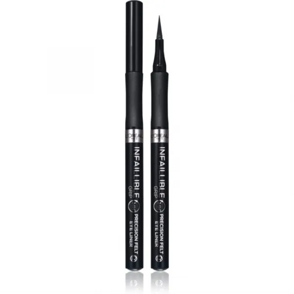 L’Oréal Paris Infaillible Grip 27H Precision Felt očné linky vo fixe odtieň Black 1 ml