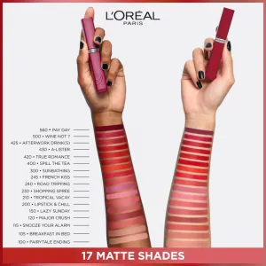 L’Oréal Paris Infaillible Matte Resistance matný hydratačný rúž odtieň 500 Wine Not? 5 ml