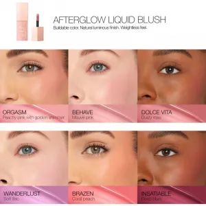 NARS AFTERGLOW LIQUID BLUSH tekutá lícenka pre žiarivý vzhľad pleti odtieň BRAZEN 7 ml